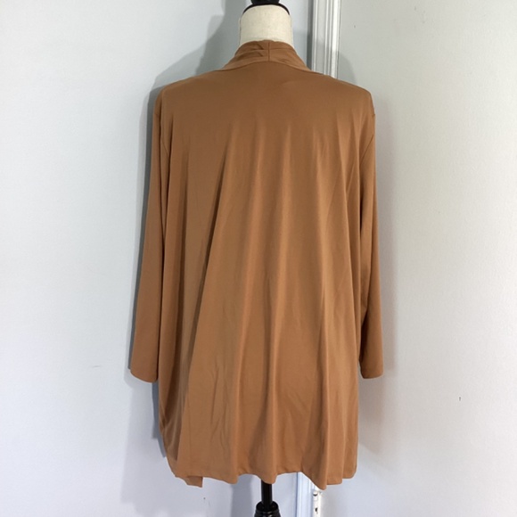 NWT VTG BOB MACKIE WEARABLE ART SOUTHWESTERN CARAMEL EMBROIDERY CARDIGAN & TANK - Picture 2 of 10